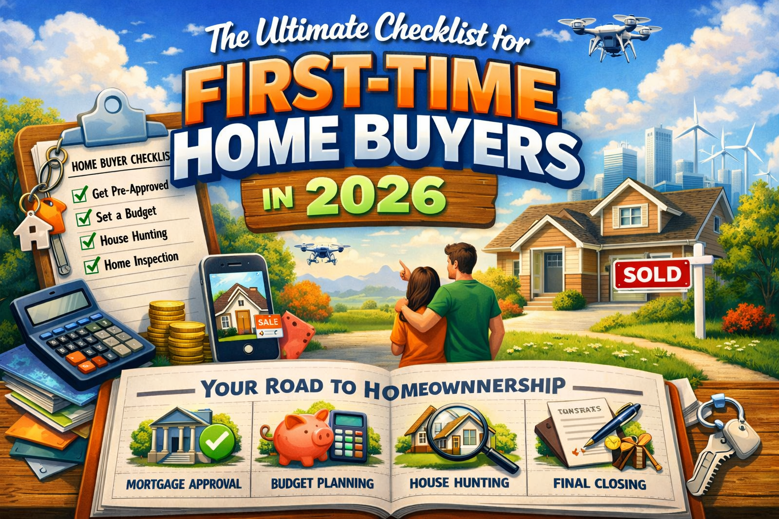 The Ultimate Checklist for First-Time Home Buyers in 2026