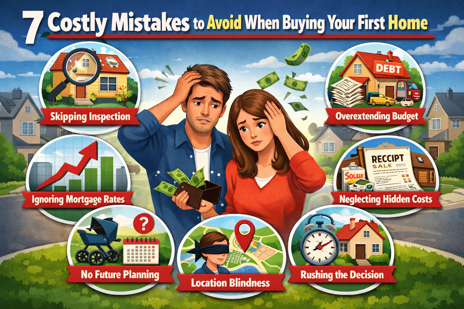 7 Costly Mistakes to Avoid When Buying Your First Home.