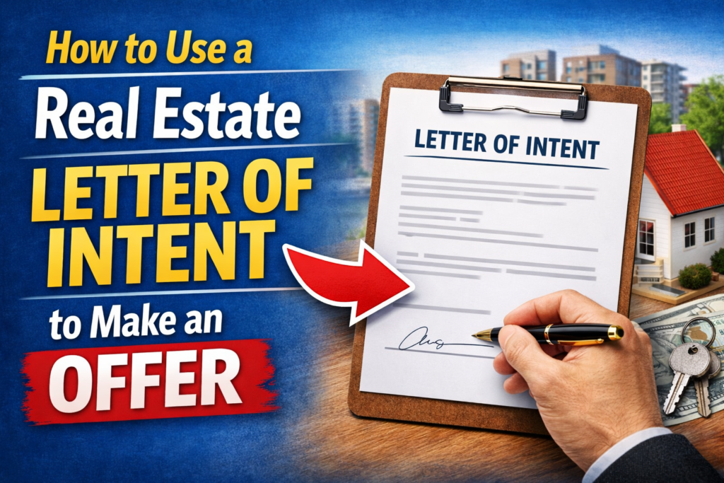 The "Soft Offer" Secret: How to Use a Real Estate Letter of Intent to Win Deals