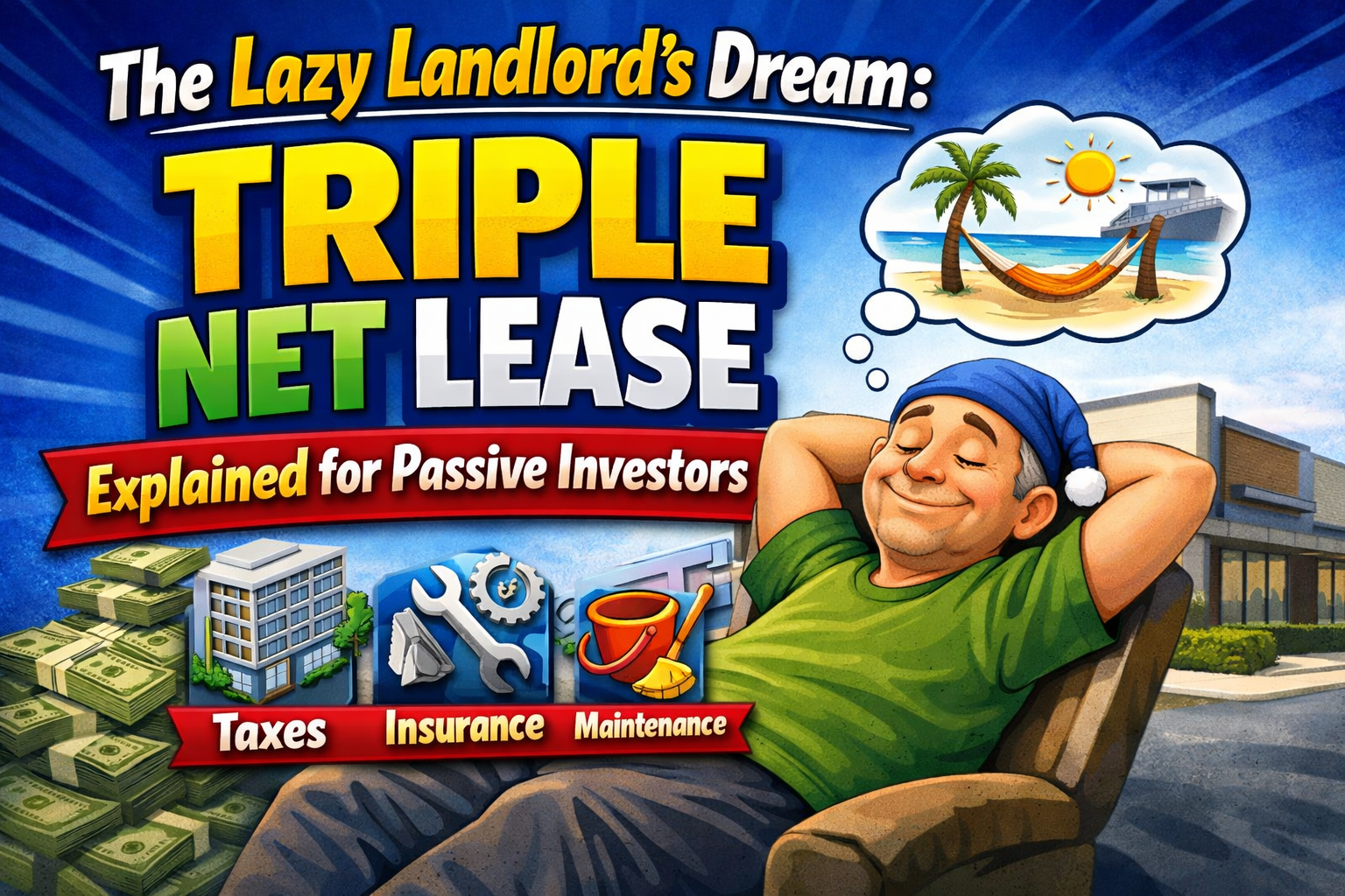 The Lazy Landlord’s Dream: Triple Net Lease Explained for Passive Investors