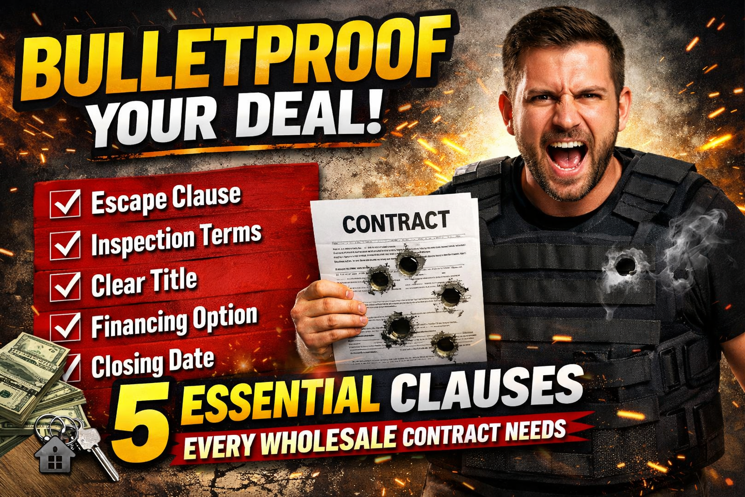 wholesale real estate contracts: The 5 Essential Clauses Every Wholesale Real Estate Contract Needs
