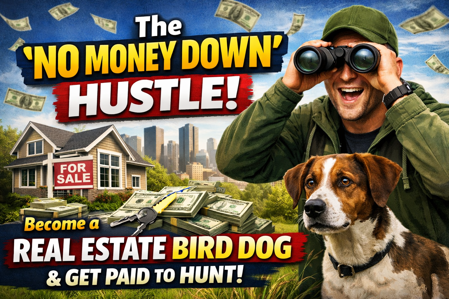 Title The “No Money Down” Hustle: How to Become a Real Estate Bird Dog and Get Paid to Hunt