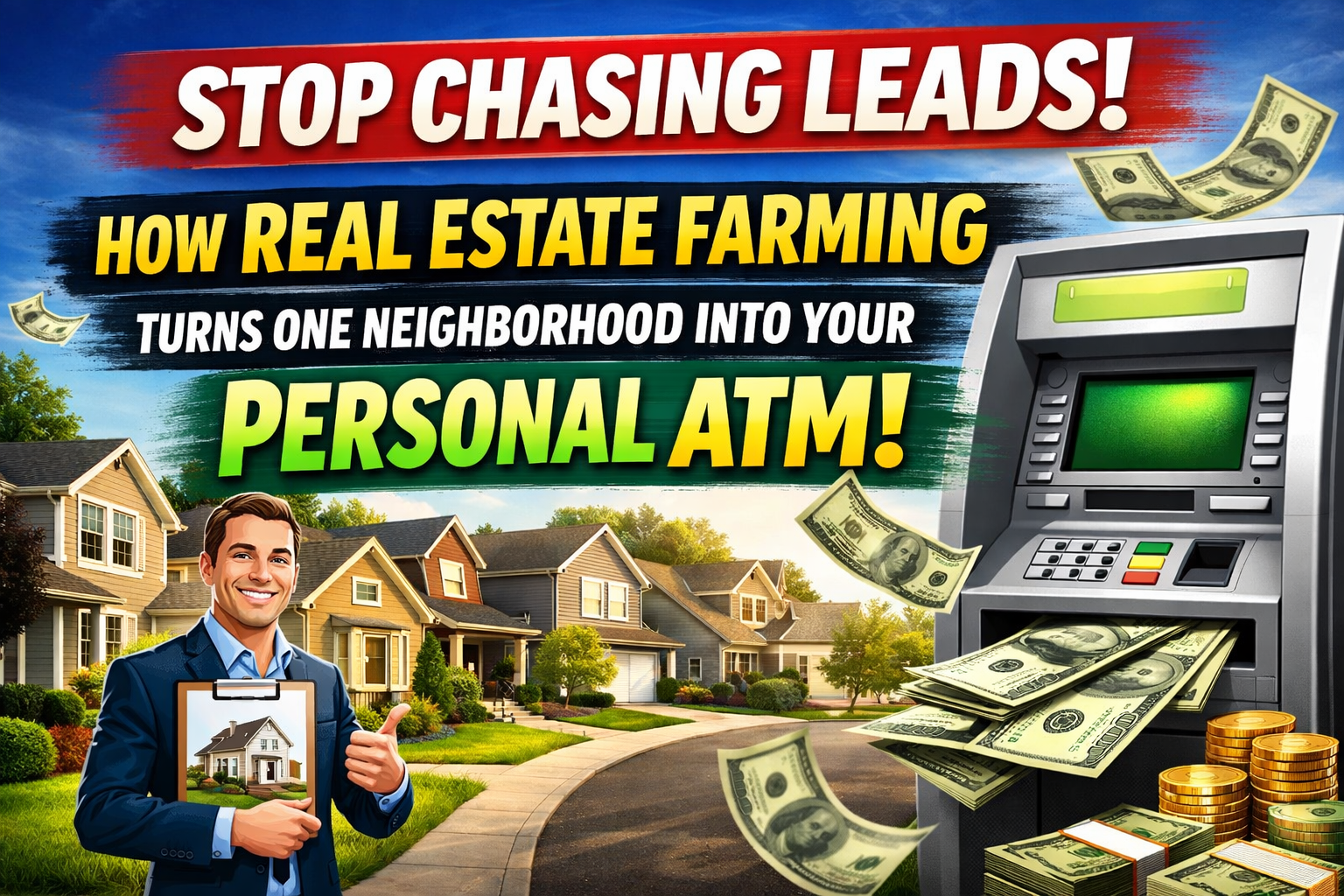Stop Chasing Leads: How Real Estate Farming Turns One Neighborhood into Your Personal ATM