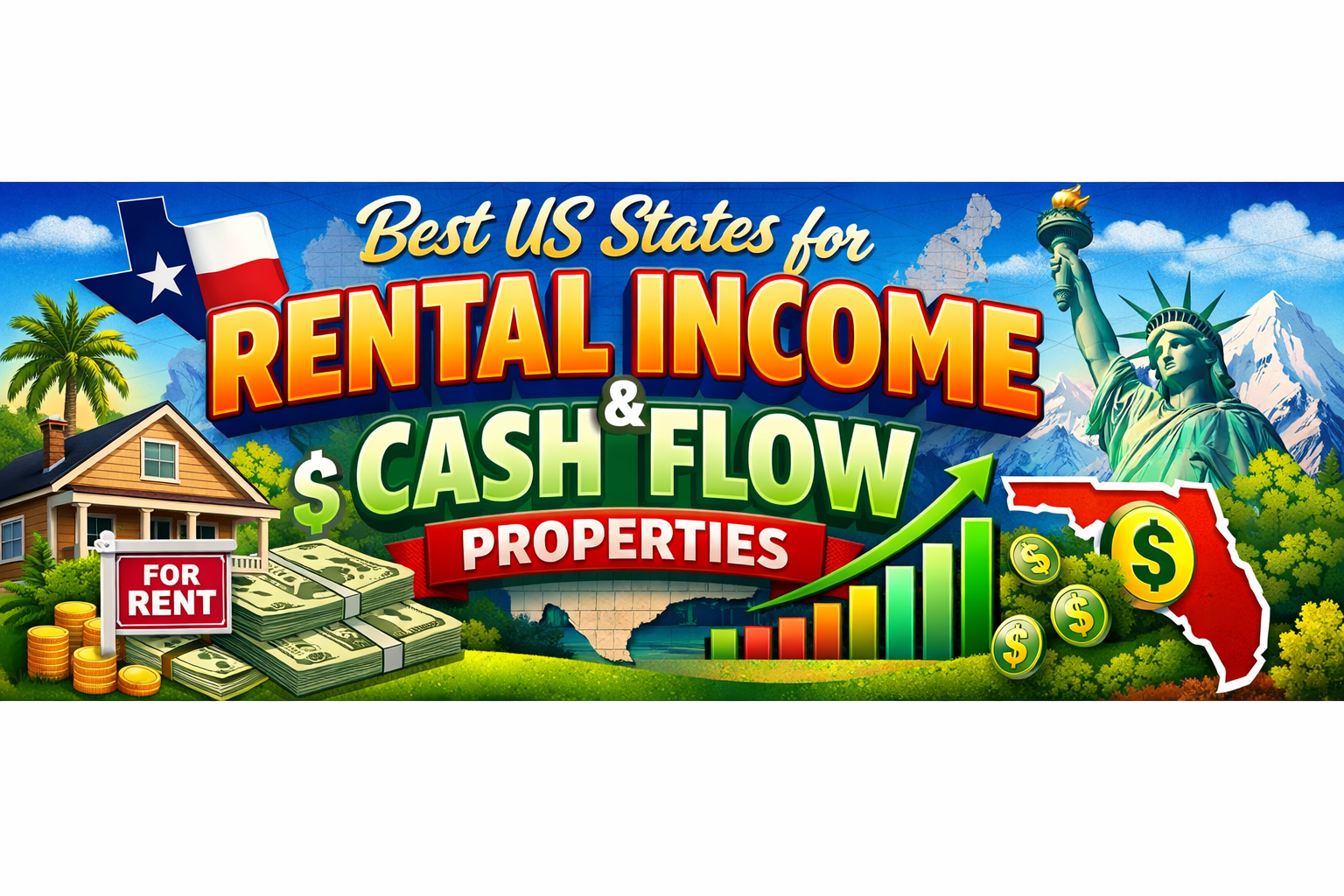 Best US States for Rental Income & Cash Flow Properties