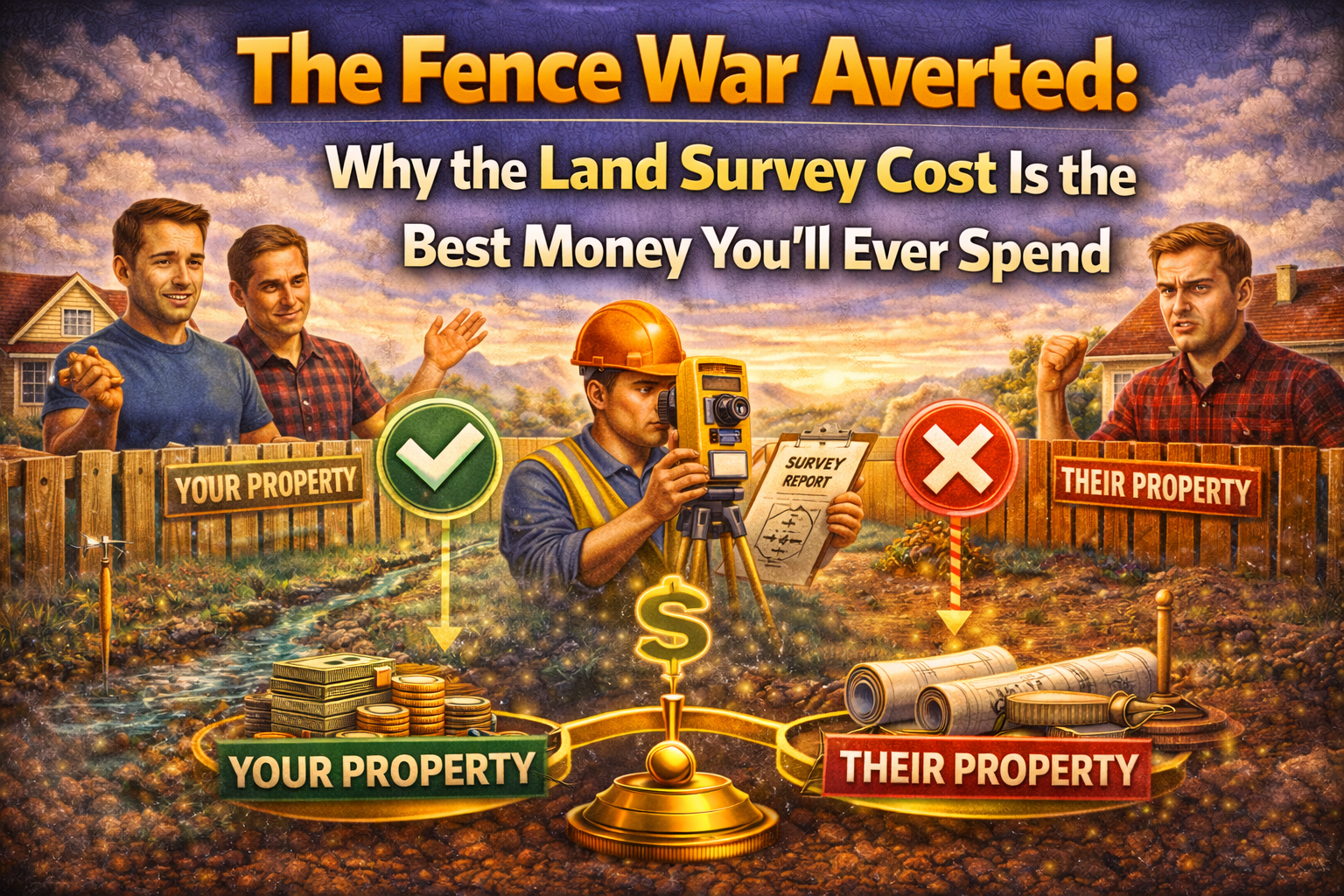 The Fence War Averted: Why the Land Survey Cost Is the Best Money You’ll Ever Spend
